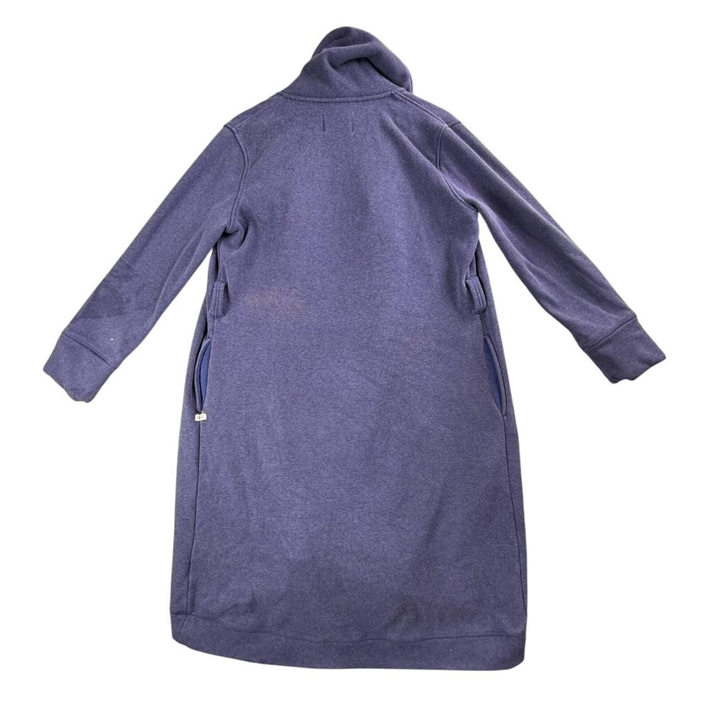 UGG Robe Womens Small Blue Plush Fleece Lined Lounge Bath Wrap Cozy UA4101W - Picture 2 of 15